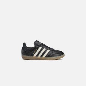 Black / White Kids' Kith adidas x Naked x Maha GS Samba MN Sneakers | 3510-RGLTY