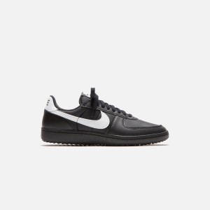 Black / White Men Kith Nike Field General 82 Sneakers | 9056-TLWHB