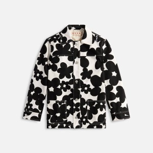 Black / White Women Kith Marni Cotton Jackets | 3816-VUJRQ