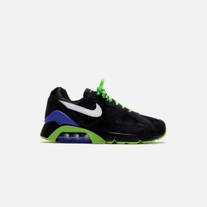 Black / White / Green Men Kith Nike Air 180 QS Sneakers | 2638-CASMX