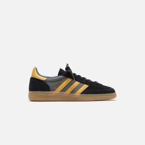 Black / Yellow Men Kith adidas Handball Spezial Sneakers | 6432-MHSPU