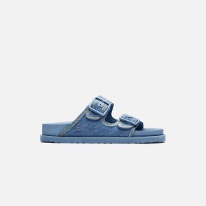 Blue Men Kith Birkenstock 1774 Arizona Sandals | 5018-WUASE