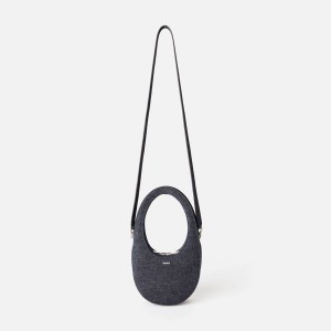 Blue Men Kith Coperni Denim Mini Swipe Bags | 3405-KIDWS