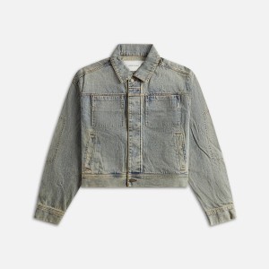Blue Men Kith Entire Studios Gem Denim Jackets | 3471-JDOIY