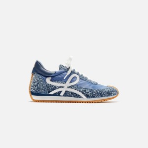 Blue Men Kith Loewe Flow Runner Sneakers | 2193-BVGUX
