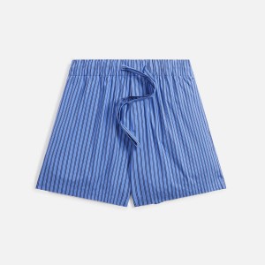 Blue Men Kith Tekla Poplin Pajama Shorts Underwear | 8742-UTWMO