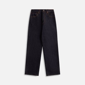 Blue Men Kith Visvim Social Scultpure 01 Wide Raw Mud OD Pants | 5127-JYUFV