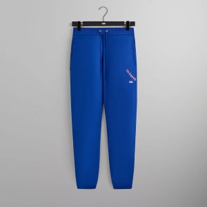 Blue Men Kith for the New York Rangers Nylon Track Pants | 9673-MERFT
