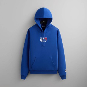 Blue Men Kith for the New York Rangers New York Nelson Hoodie | 6970-VENLG