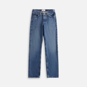 Blue Women Kith Agolde V-Waist Kelly Jeans | 6195-BLWHV