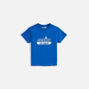Blue Women Kith GUIZIO Genius Shirts | 9618-MVOND