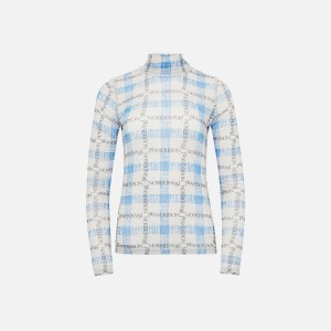 Blue Women Kith JW Anderson Turtleneck Shirts | 8740-ZHFIQ