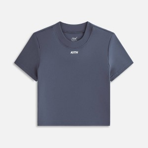 Blue Women Kith Mulberry II Active Shirts | 2107-VRKSU