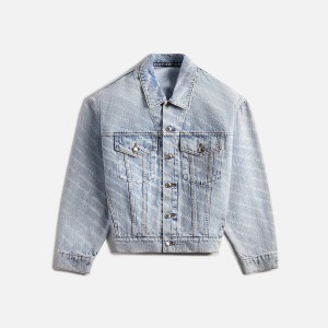 Blue Women Kith T by Alexander Wang Falling Back Jackets | 0352-DZQSL
