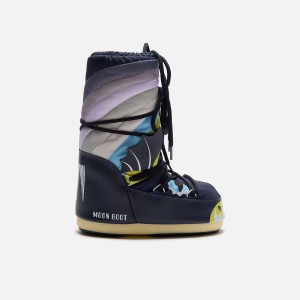 Blue / Multicolor Kids' Kith Moon Icon Dragon Boots | 4739-DVUES