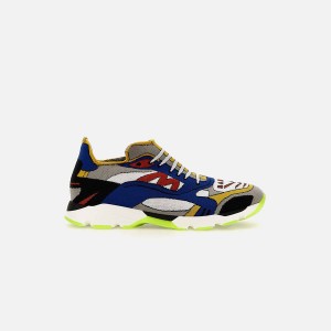 Blue / White / Red Men Kith Marni Sneakers | 4150-SEMJB