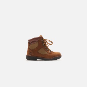 Brown Kids' Kith Timberland Junior 6" Field Boots | 4513-SEIHG