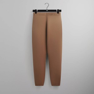 Brown Men Kith 101 for Auralee Smooth Soft Sweats Pants | 1309-HWJUV