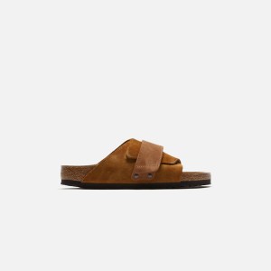 Brown Men Kith Birkenstock Kyoto Suede Sandals | 1208-BQGPY