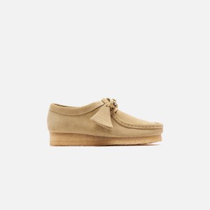 Brown Men Kith Clarks Suede Wallabee Boots | 8945-UVGXE