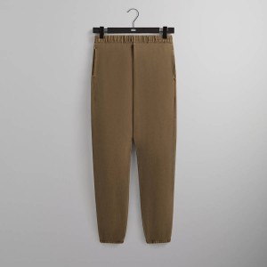 Brown Men Kith Compact Knit Nelson Sweat Pants | 1452-YUVMO