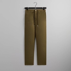 Brown Men Kith Felted Jersey Lorimer Pants | 3507-OJCPB