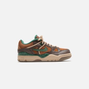 Brown Men Kith Nike x Nigo Air Force 3 Low Sneakers | 6534-WMKYC