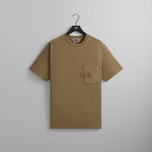 Brown Men Kith Quinn T-Shirt | 6408-UZLSG