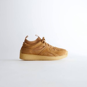 Brown Men Kith Ronnie Fieg for Clarks Breacon Sneakers | 7542-VDBIX