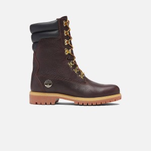 Brown Men Kith Timberland Premium Tall Lace Up Waterproof Boots | 8760-JWZAG