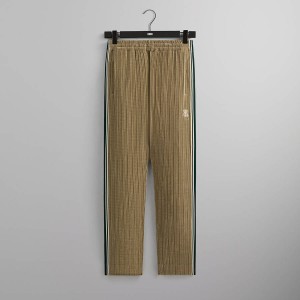 Brown Men Kith Velvet Cord Damon Track Pants | 4856-PNLFK