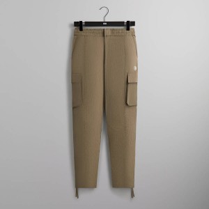 Brown Men Kith Wrinkle Nylon Bristol Cargo Pants | 2573-NAHFO