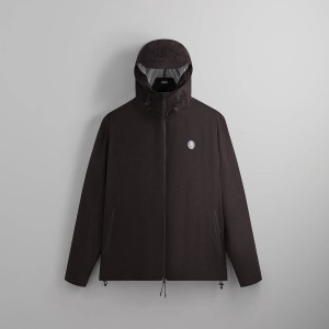Brown Men Kith Wrinkle Nylon Madison Jackets | 4197-JRBIS