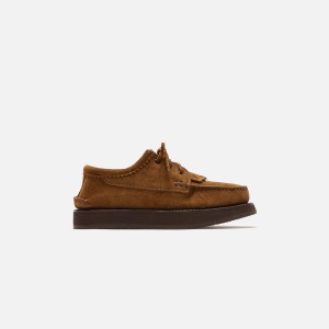 Brown Men Kith Yuketen Italian Blucher Rocker Sole Loafers | 8136-OVMHK