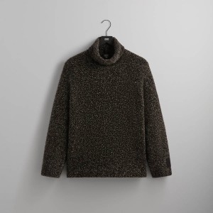 Brown Men Kith and Giorgio Armani Cashmere Silk Turtleneck Shirts | 4589-XKUML