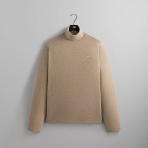 Brown Men Kith and Giorgio Armani Cashmere Turtleneck Shirts | 4632-MRDZF