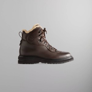 Brown Men Kith and Giorgio Armani Hiker Boots | 2839-UMDVH