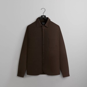 Brown Men Kith and Giorgio Armani Shirts | 5879-GWAEB