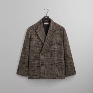 Brown Men Kith and Kin Tweed Julius Blazer Jackets | 2174-KWABP