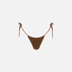 Brown Women Kith Asta Resort Lio Bikini Bottom Swim | 4180-IVUFQ