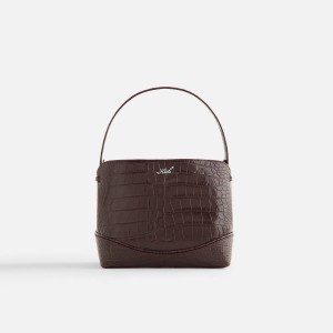 Brown Women Kith Mini Katie Alligator Bags | 4895-AOFKB