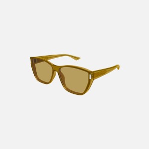 Brown Women Kith Saint Laurent Cat-Eye Sunglasses Eyewear | 6134-XRTEJ
