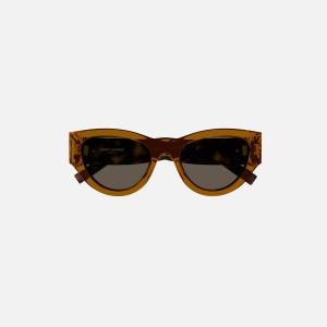 Brown Women Kith Saint Laurent M94 Frame Eyewear | 8945-AYHPM