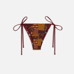 Brown Women Kith Tova Geo Floral Tie Bottom Swim | 9813-SVUIR