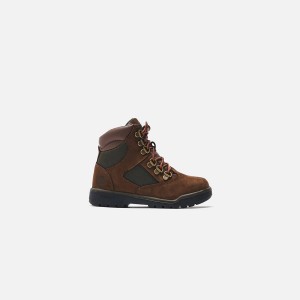 Brown / Green Kids' Kith Timberland Pre-School 6" Field Boots | 0729-FOTGQ
