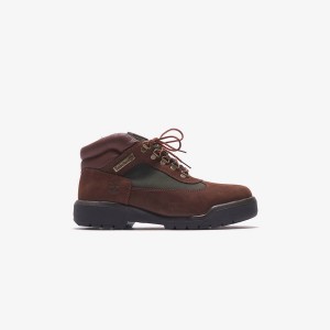 Brown / Green Men Kith Timberland Field Boots | 5820-XCQAT