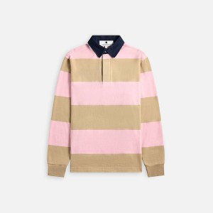 Brown / Pink Men Kith Noon Goons Beachin Polo Shirts | 3659-NLMOJ