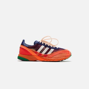 Burgundy / White / Red Men Kith adidas x Bad Bunny Adizero SL 72 Sneakers | 8231-JCNQA
