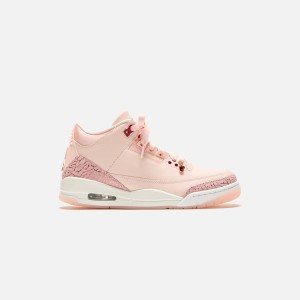 Coral / Red Women Kith Nike WMNS Air Jordan 3 Retro Sneakers | 0639-GHZRW