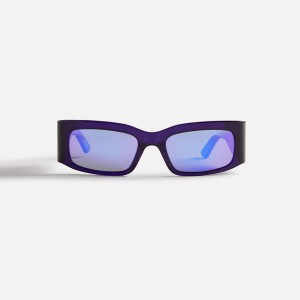 Dark Purple Men Kith Balenciaga BB0328S-005 Sunglasses | 8370-ZRSDA